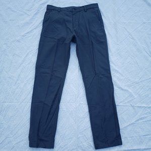 Lululemon Commission Pant  Swift Cotton - True Navy - Size 32 - 30L Slimfit